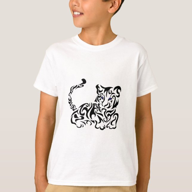 Tiger Squirls T-Shirt (Front)