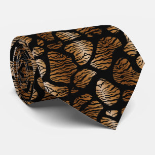 Tiger stains tie