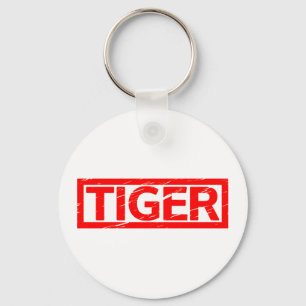 Tiger Stamp Keychain