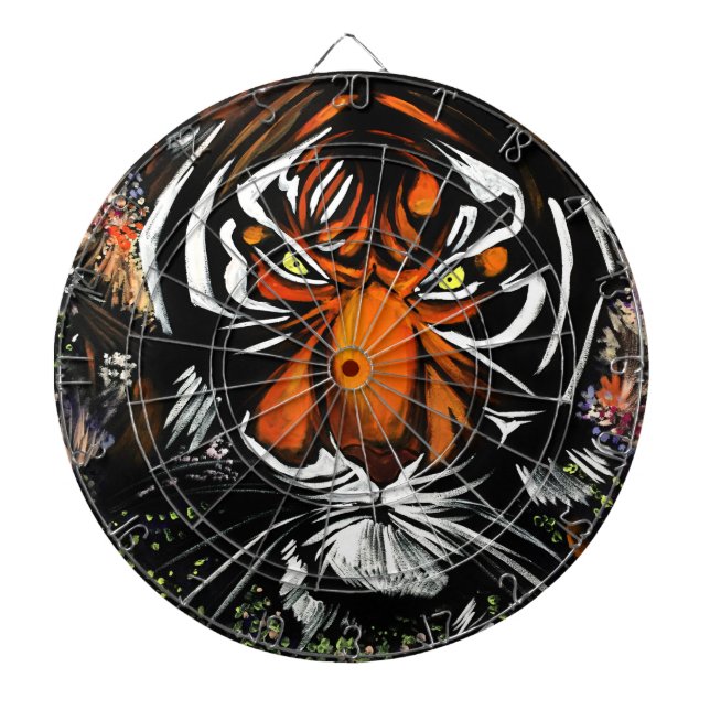 Tiger Stare  Dartboard (Front)