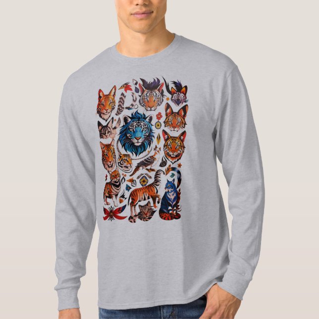 Tiger sticker 2023 T-Shirt (Front)