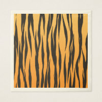 Tiger Stripe Black Gold Wedding Animal Print Party