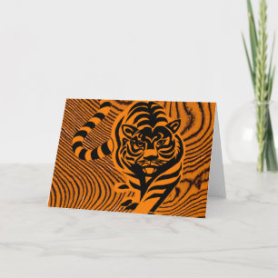 tiger stripe card