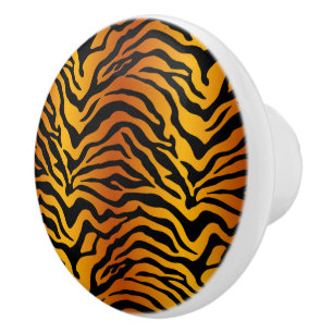 Tiger stripe ceramic knob