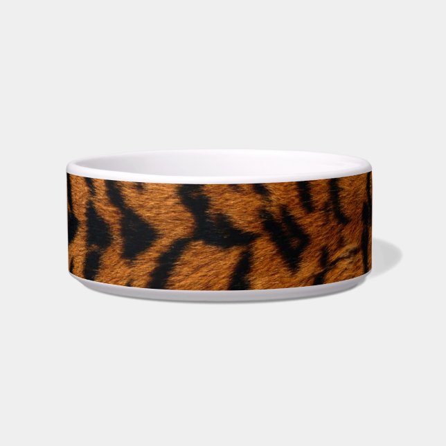 Tiger Stripe Fur Print Bowl (Front)