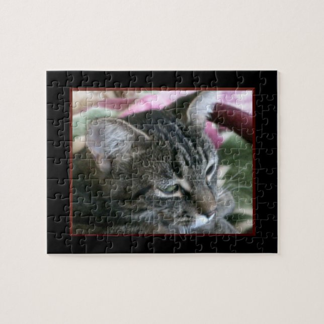 Tiger Stripe Kitty Jigsaw Puzzle (Horizontal)
