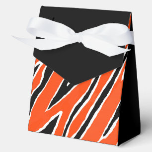 Tiger Stripe/ Orange-Black Favor Box