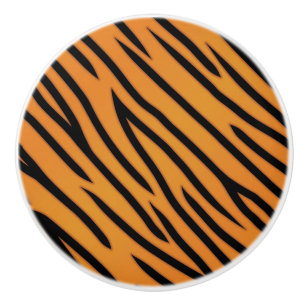 Tiger Stripe Pattern Ceramic Knob