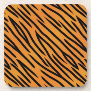 Tiger Stripe Pattern Coaster