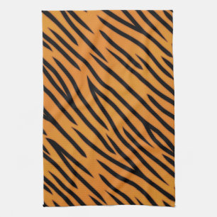 Tiger Stripe Pattern Kitchen Towel