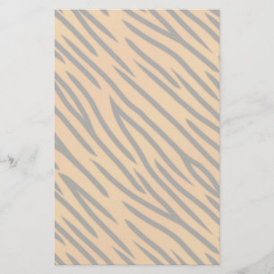 Tiger Stripe Pattern Stationery