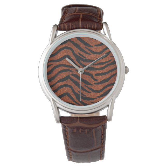Tiger Stripe Wild Pattern Watch (Front)