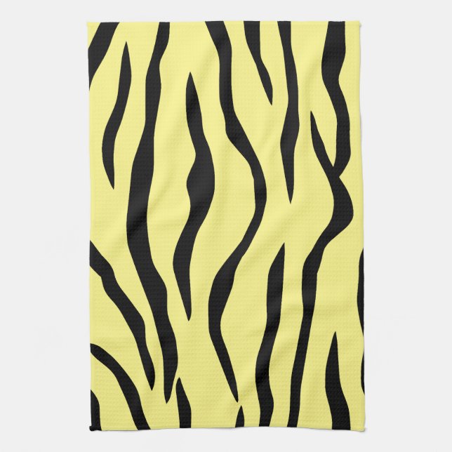 Tiger-striped Kitchen Towel (Vertical)