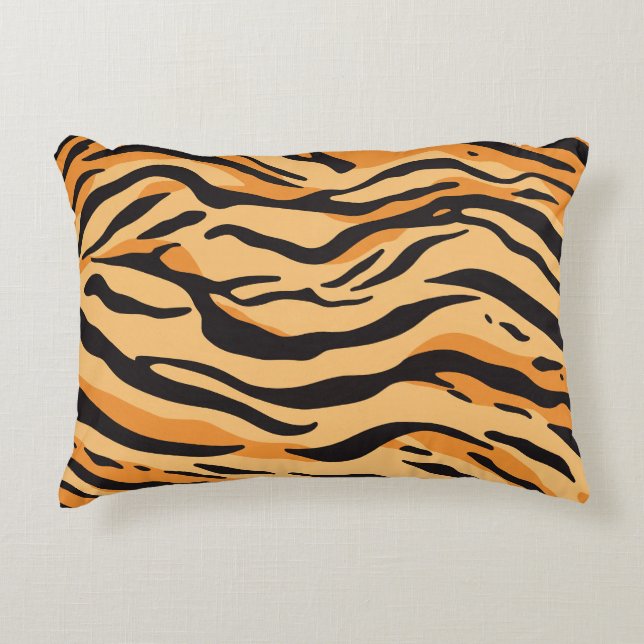 Tiger Stripes Accent Pillow (Front)