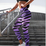Tiger Stripes Animal Fur Metallic  Leggings<br><div class="desc">This design may be personalized by choosing the customize option to add text or make other changes. If this product has the option to transfer the design to another item, please make sure to adjust the design to fit if needed. Contact me at colorflowcreations@gmail.com if you wish to have this...</div>