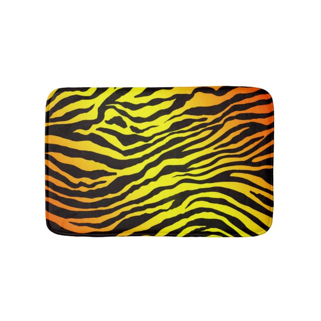 Tiger Stripes Bath Mat (Front)