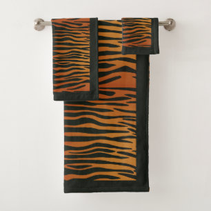 Tiger Stripes Bath Towel Set