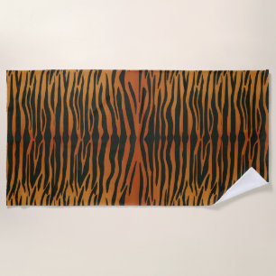 Tiger Stripes  Beach Towel