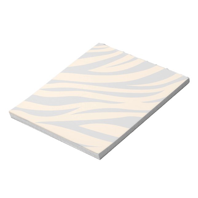 Tiger Stripes black Orange Wild Animal skin patter Notepad (Rotated)