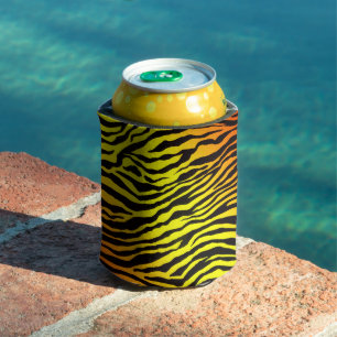 Tiger Stripes Can Cooler