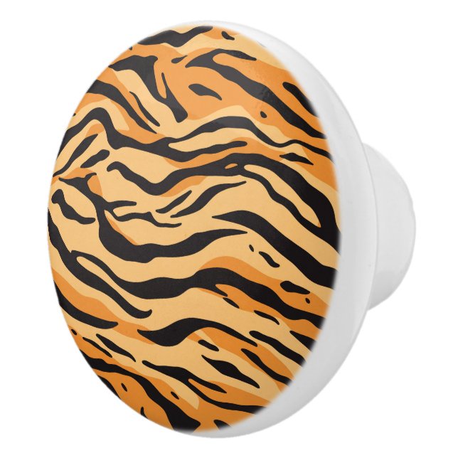 Tiger Stripes Ceramic Knob (Right)
