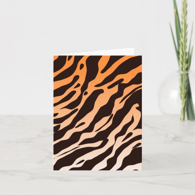 Tiger Stripes Holiday Card (Front)