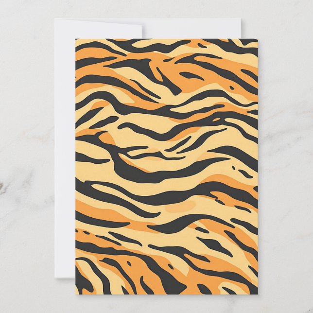 Tiger Stripes Invitation (Front)