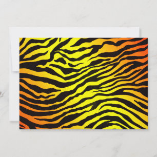 Tiger Stripes Invitation