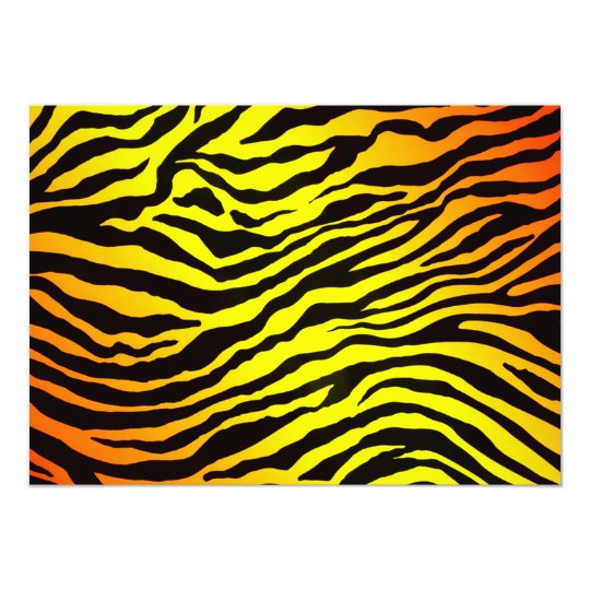 Tiger Stripes Invitation