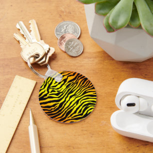 Tiger Stripes Keychain