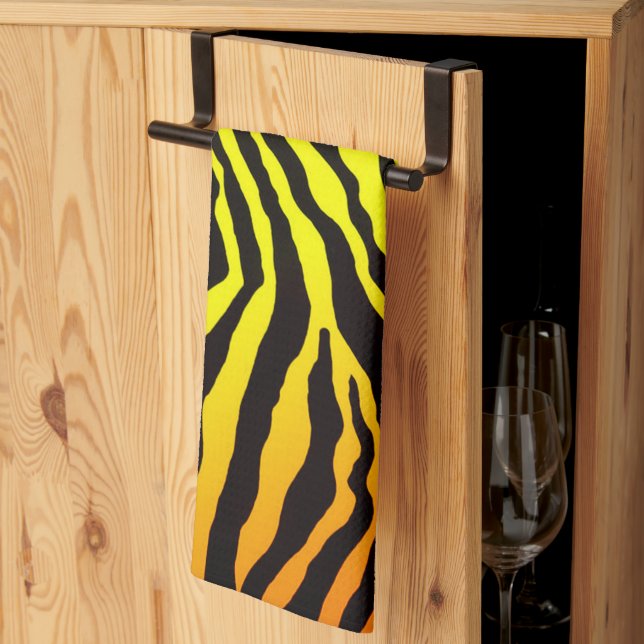 Tiger Stripes Kitchen Towel (Thirds Fold)