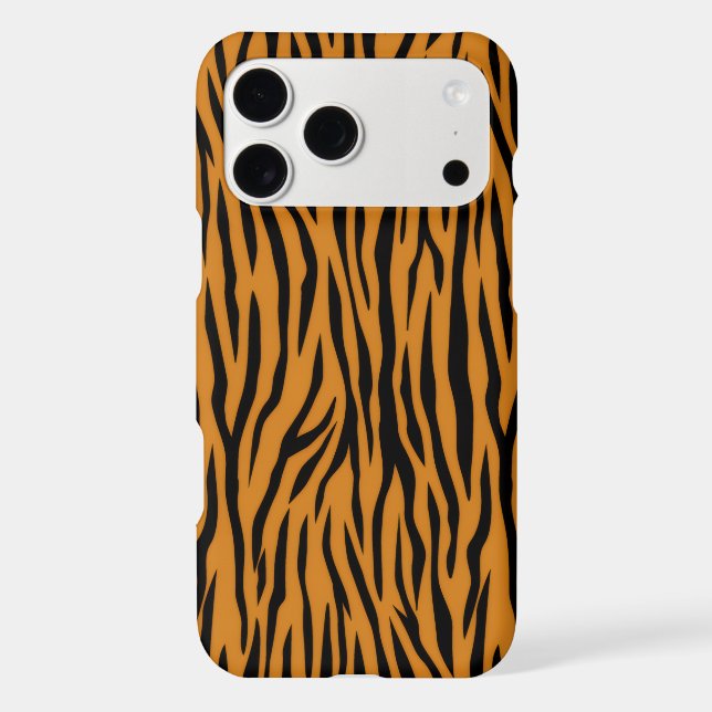 Tiger Stripes Orange Black Pattern (Back)