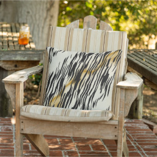 Tiger Stripes Outdoor Pillow