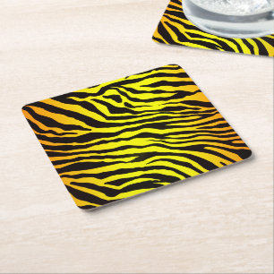 Tiger Stripes Paper Coaster