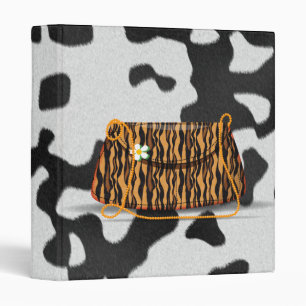 Tiger Stripes Pattern Binder