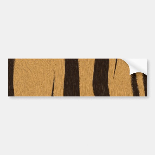 Tiger Stripes Pattern. Bumper Sticker (Front)