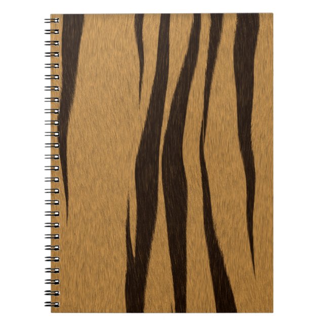 Tiger Stripes Pattern Notebook (Front)