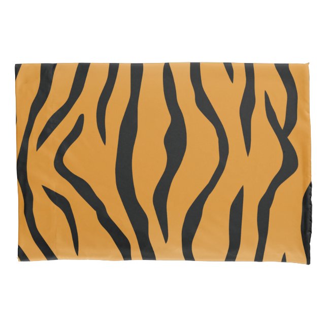 Tiger stripes pattern pillowcase (Front)