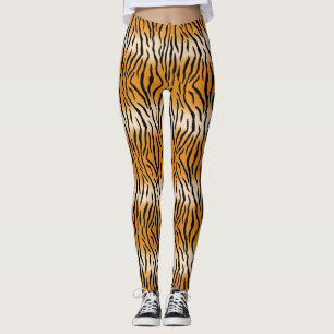 Tiger Stripes Pattern Thunder_Cove Leggings