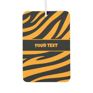 Tiger Stripes Pattern with Custom Text Air Freshener