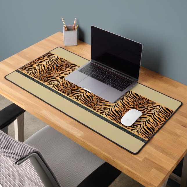 Tiger Stripes Print Desk Mat (Office 2)