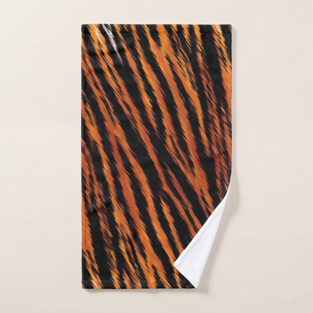 Tiger Stripes Print Hand Towel (Hand Towel)
