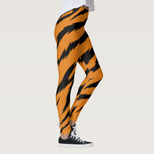 Tiger stripes seamless pattern - 2 leggings