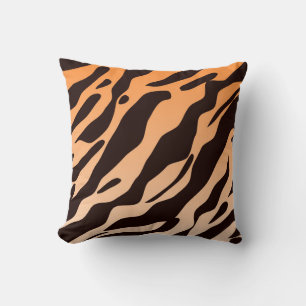 Tiger Stripes Throw Pillow