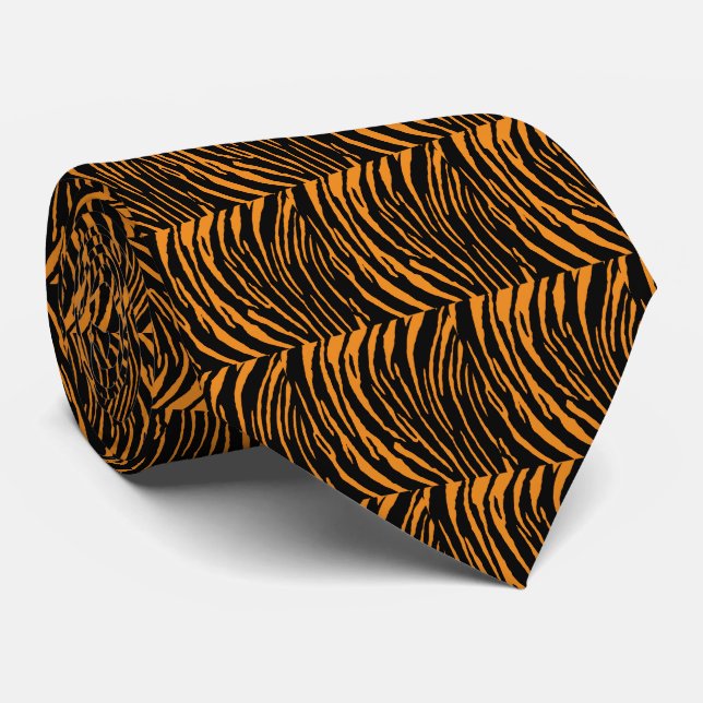 Tiger Stripes Tie (Rolled)