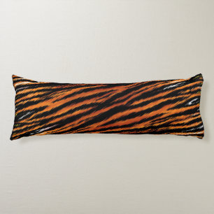 Tiger Stripes Wild Animal Pattern Body Pillow