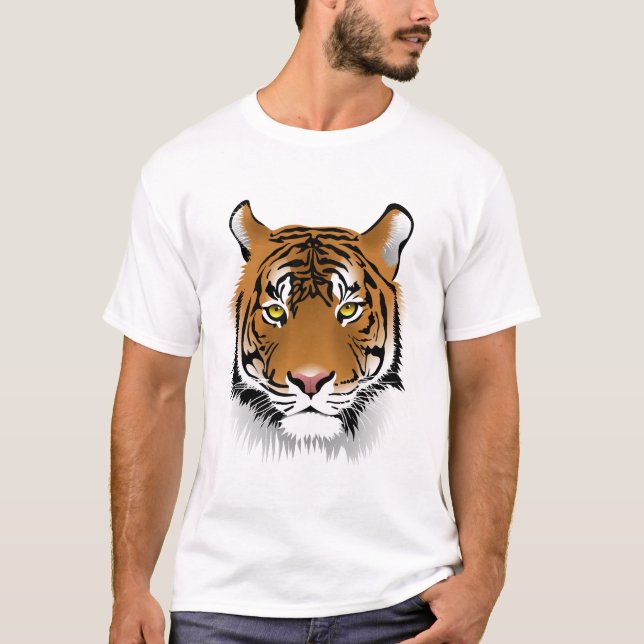 Tiger Sumatran Tiger Wildlife Man-Eater Wildcat T-Shirt (Front)