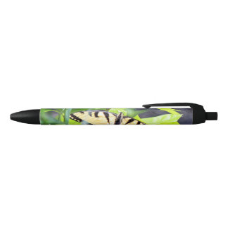 Tiger Swallowtail Butterfly Black Ink Pen
