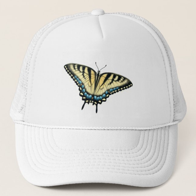 Tiger Swallowtail Butterfly Mesh Hat (Front)