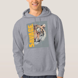 Tiger t-shirt hoodie